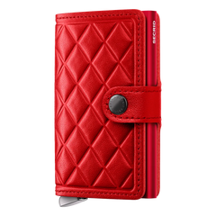 Secrid Premium Kollektion Miniwallet Emboss Diamond 10 cm - Red