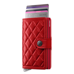 Secrid Premium Kollektion Miniwallet Emboss Diamond 10 cm - Red
