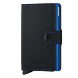 Frontansicht Secrid Wallets Miniwallet Matte 10 cm in black-blue