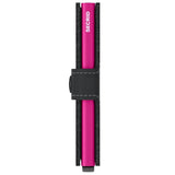 Secrid Wallets Miniwallet Matte 10 cm - Black - Fuchsia
