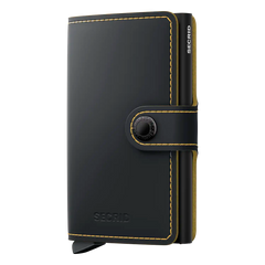 Secrid Wallets Miniwallet Matte 10 cm - Black-Ochre