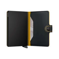 Secrid Wallets Miniwallet Matte 10 cm - Black-Ochre