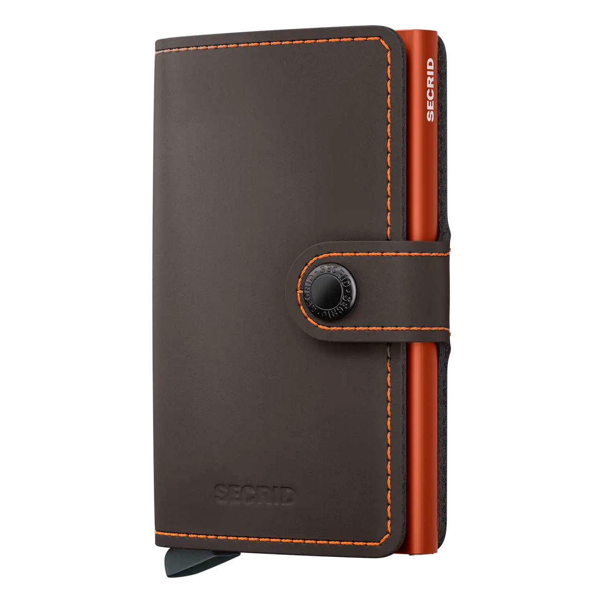 Secrid Wallets Miniwallet Matte 10 cm - Truffle-Orange