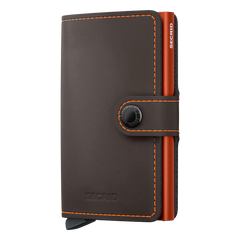 Secrid Wallets Miniwallet Matte 10 cm - Truffle-Orange