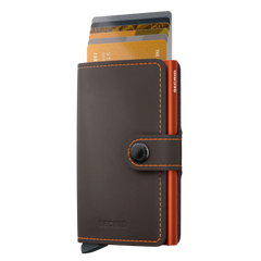 Secrid Wallets Miniwallet Matte 10 cm - Truffle-Orange