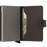 Secrid Wallets Miniwallet Matte 10 cm - Truffle