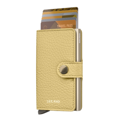 Secrid Wallets Miniwallet Pebble 10 cm - Butter Yellow