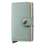 Frontansicht Secrid Miniwallet Pebble 10 cm in Sea Green