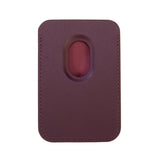 Rückansicht Tag-It Magnet Safe Wallet kompatibel mit Apple MagSafe iPhone 9 cm in Aubergine