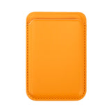 Frontansicht Tag-It Magnet Safe Wallet kompatibel mit Apple MagSafe iPhone 9 cm - Ocker