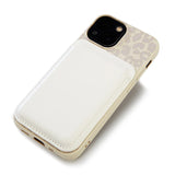 Tag-It Magnet Safe Wallet kompatibel mit Apple MagSafe iPhone 9 cm - weiß