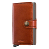 Secrid Miniwallet Texano Saddle - Kompakte Geldbörse aus Texano-Leder 10 cm