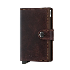 Secrid Wallets Miniwallet Vintage 10 cm - chocolate