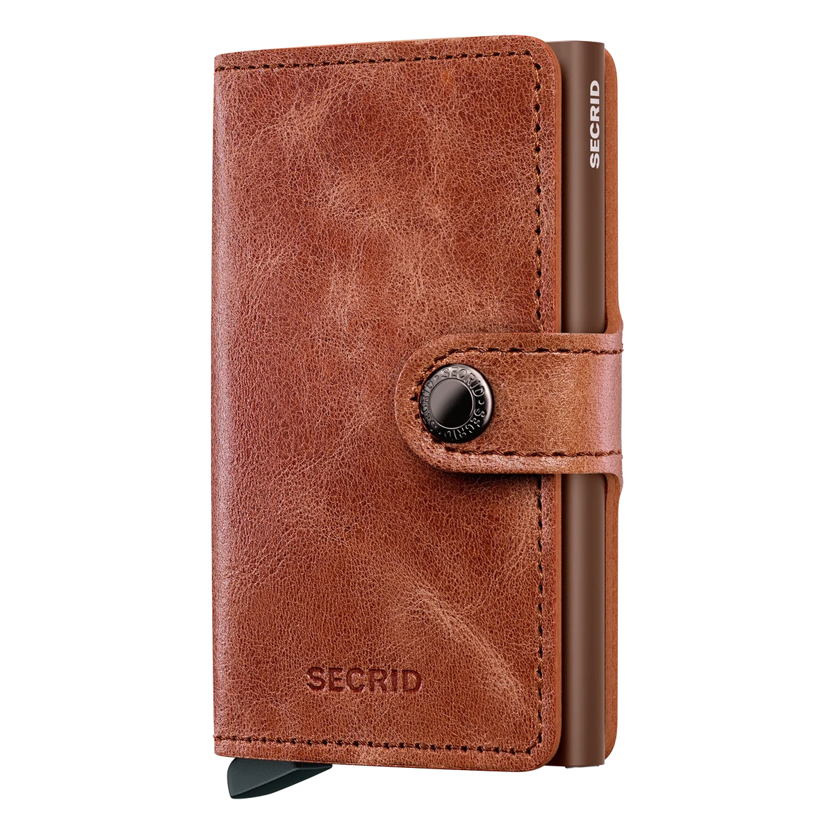 Secrid Wallets Miniwallet Vintage 10 cm - Cognac-Brown