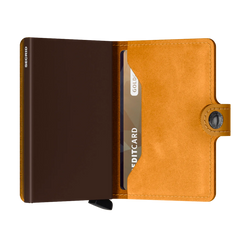 Secrid Wallets Miniwallet Vintage 10 cm - Ochre
