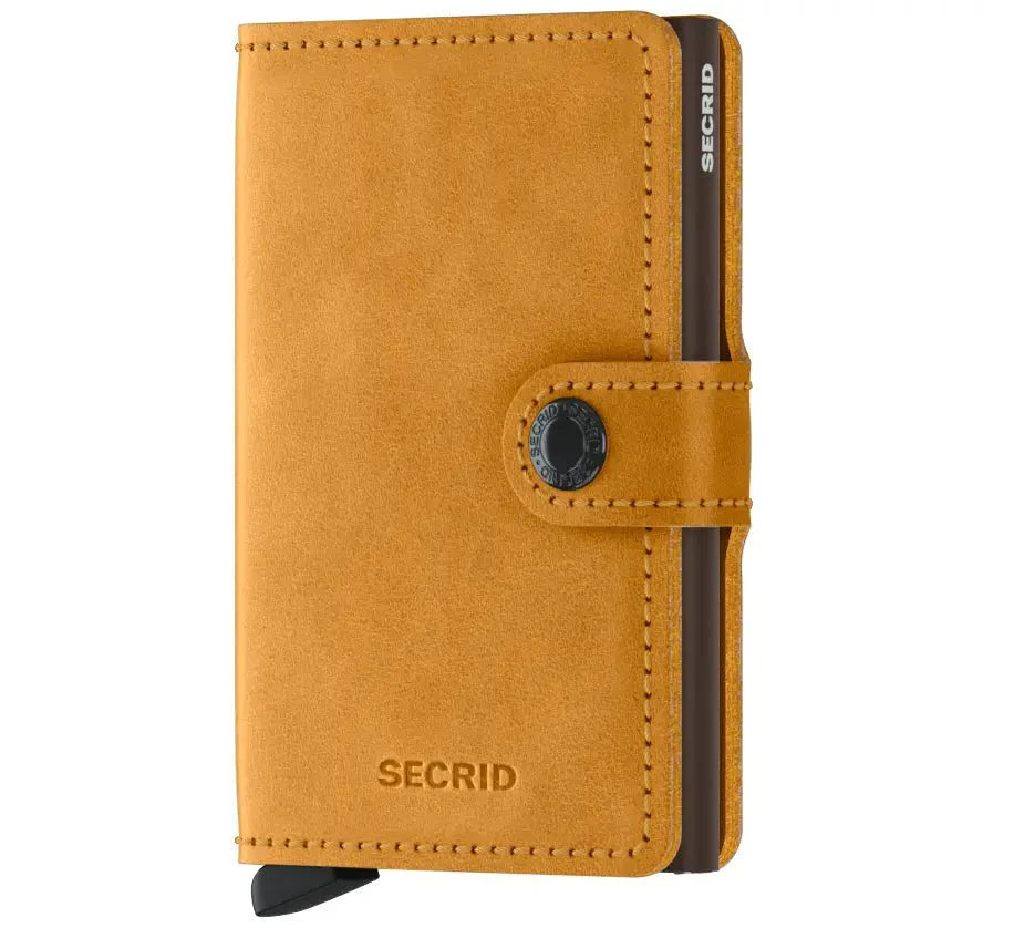 Secrid Wallets Miniwallet Vintage 10 cm - Ochre