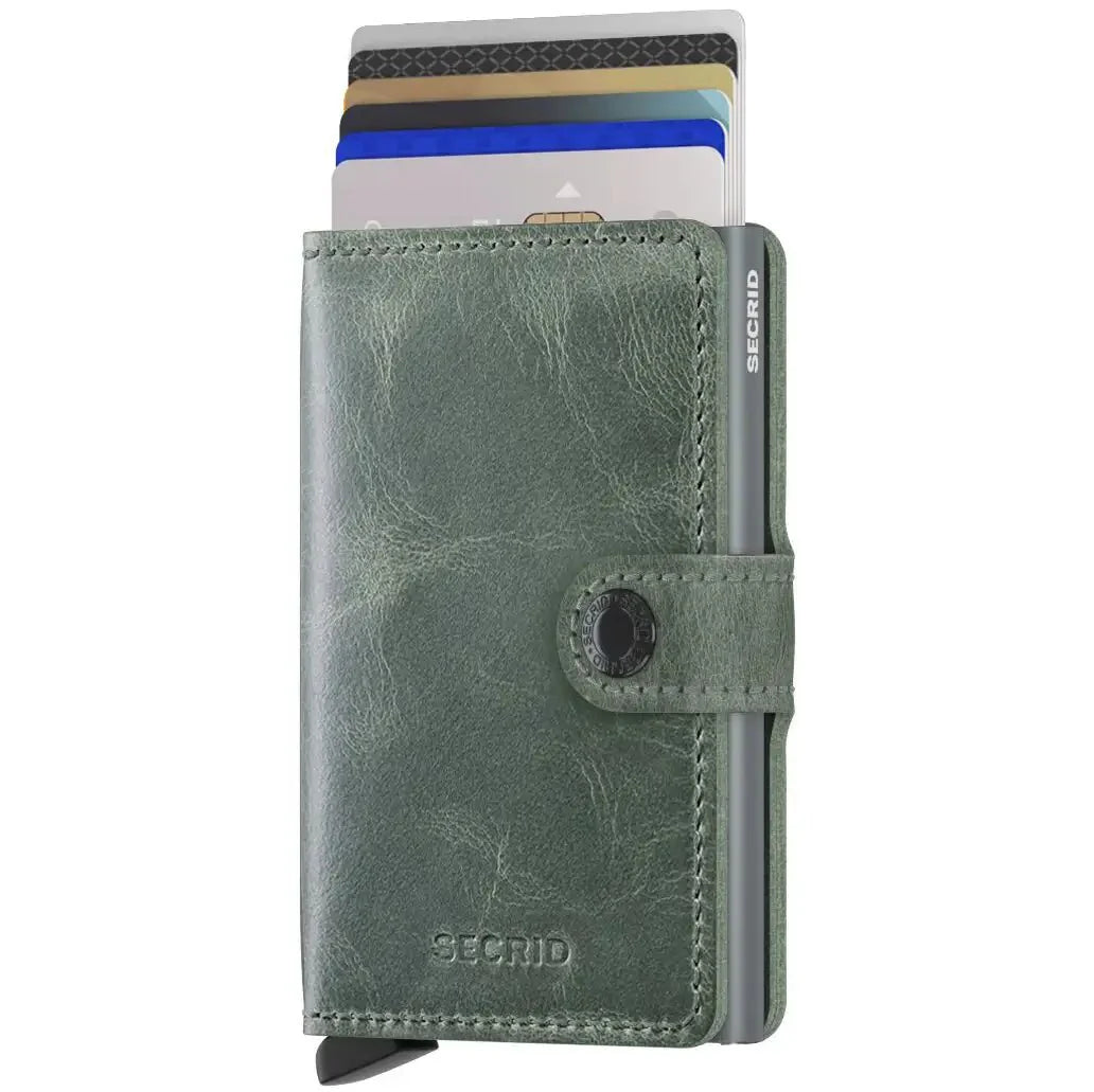 Secrid Wallets Miniwallet Vintage 10 cm - Sage