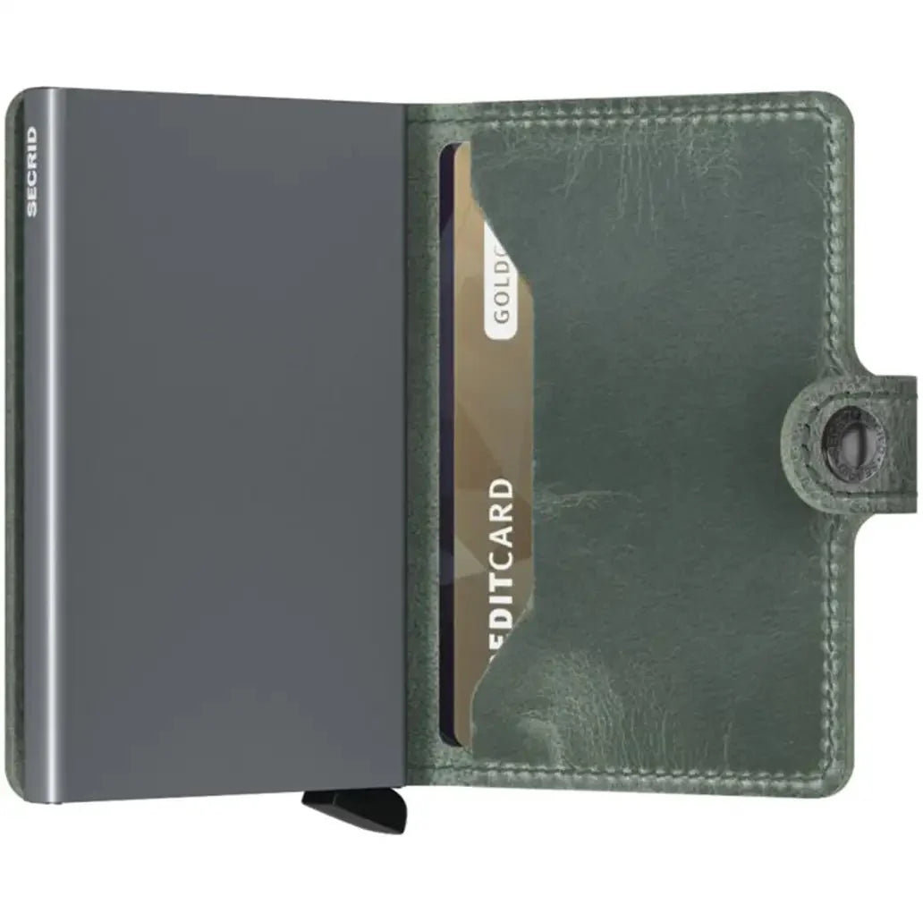 Secrid Wallets Miniwallet Vintage 10 cm - Sage