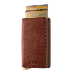 Secrid Premium Kollektion Slimwallet Basco 10 cm - Whiskey