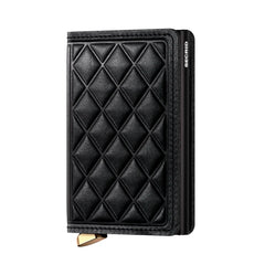 Secrid Premium Kollektion Slimwallet Emboss Diamond 10 cm - Black Secrid - koffer - direkt.de