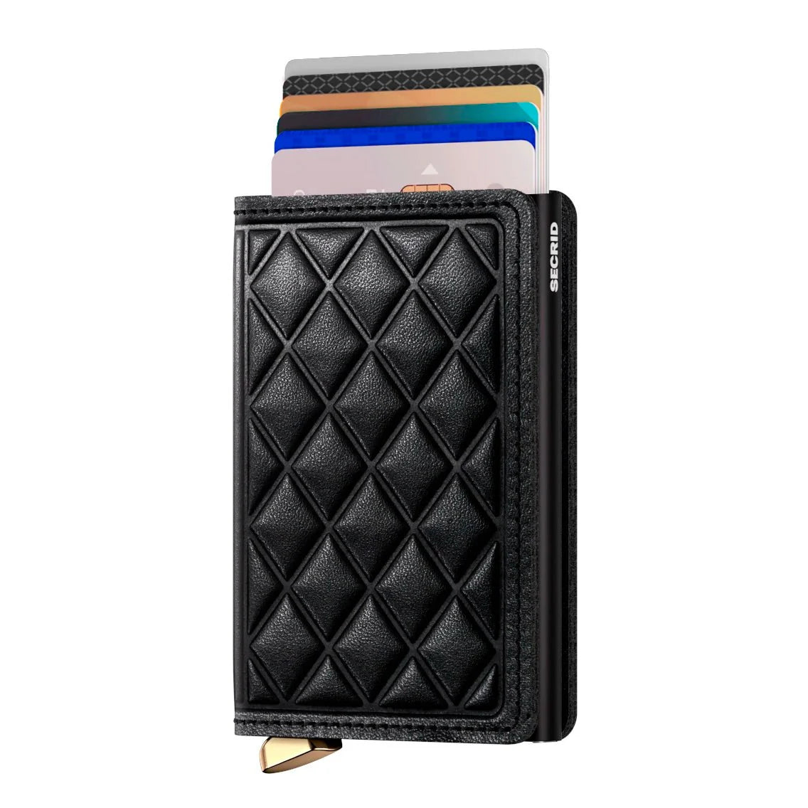 Secrid Premium Kollektion Slimwallet Emboss Diamond 10 cm - Black Secrid - koffer - direkt.de