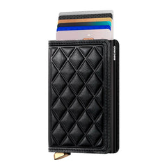 Secrid Premium Kollektion Slimwallet Emboss Diamond 10 cm - Black Secrid - koffer - direkt.de