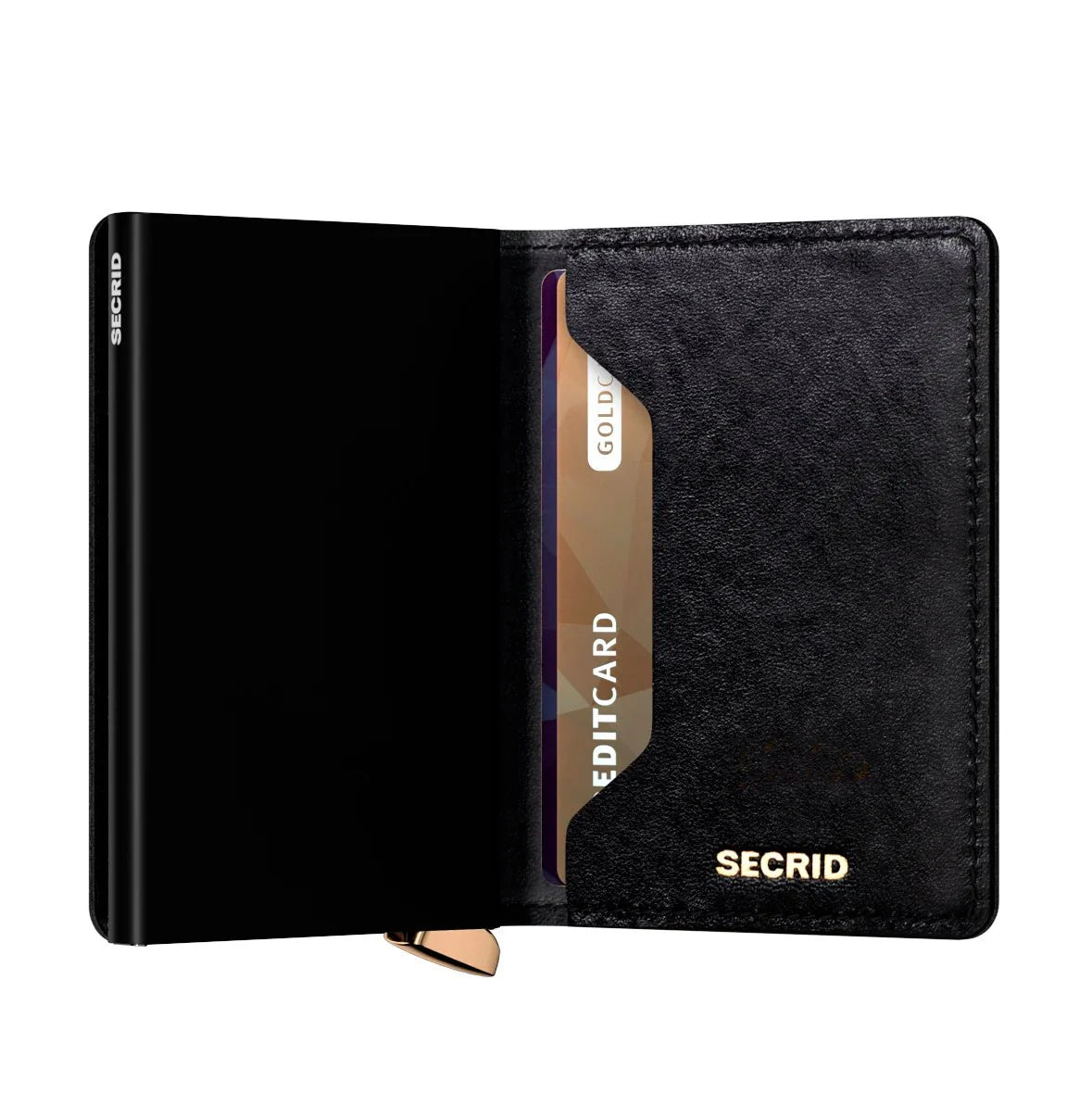 Secrid Premium Kollektion Slimwallet Emboss Diamond 10 cm - Black Secrid - koffer - direkt.de
