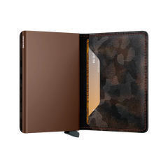 Secrid Wallets Slimwallet Jungle 10 cm - Brown