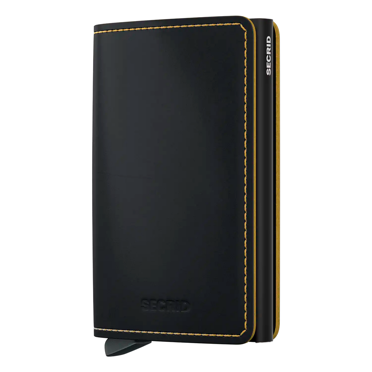 Secrid Wallets Slimwallet Matte 10 cm - Black-Ochre