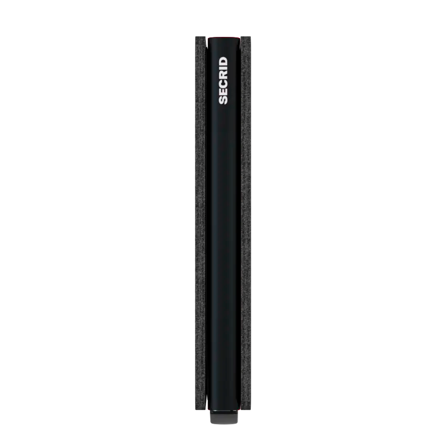 Ultra schmales Design Secrid Slimwallet Perforated in Black-Red