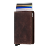 Secrid Wallets Slimwallet Vintage 10 cm - chocolate