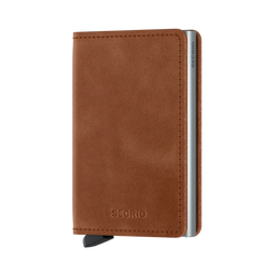 Secrid Wallets Slimwallet Vintage 10 cm - Cognac-Silver