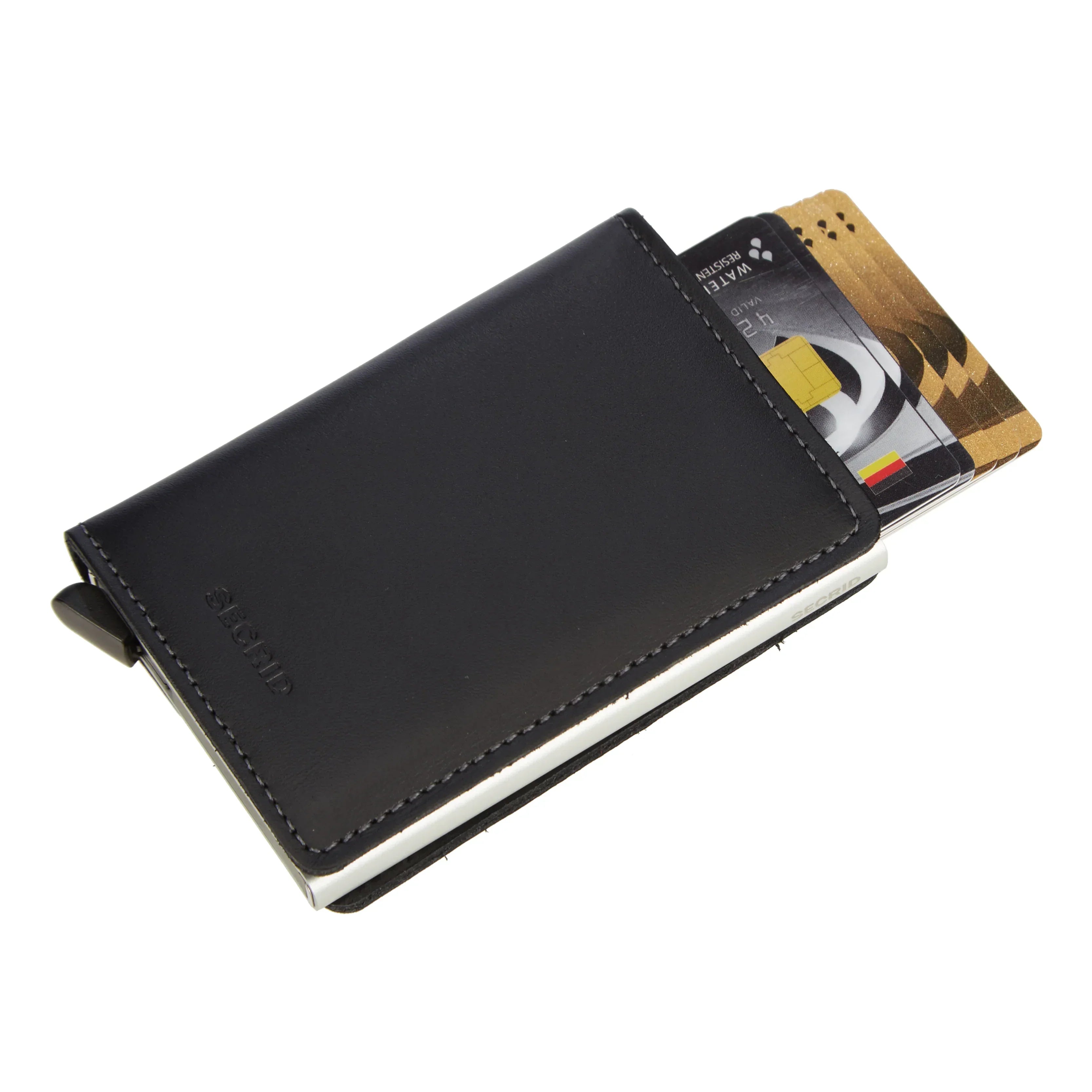 Secrid Wallets Slimwallet Original 10 cm - Black-Brown