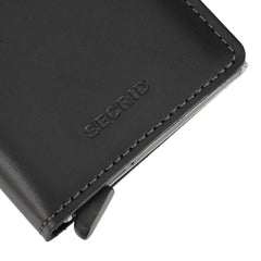 Secrid Wallets Slimwallet Original 10 cm - Black-Brown