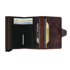 Secrid Wallets Twinwallet Vintage 10 cm - chocolate