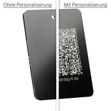 Tag-It Gepäckanhänger 9 cm - No Music - Schwarz