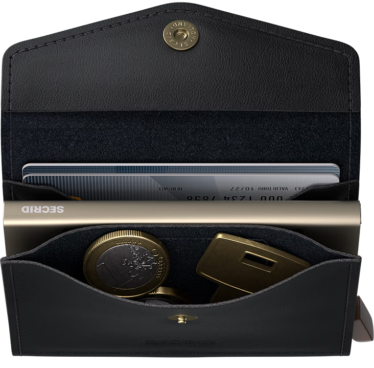 Münfach der Secrid Envelope Wallet Original schliesst mit Druckknopf