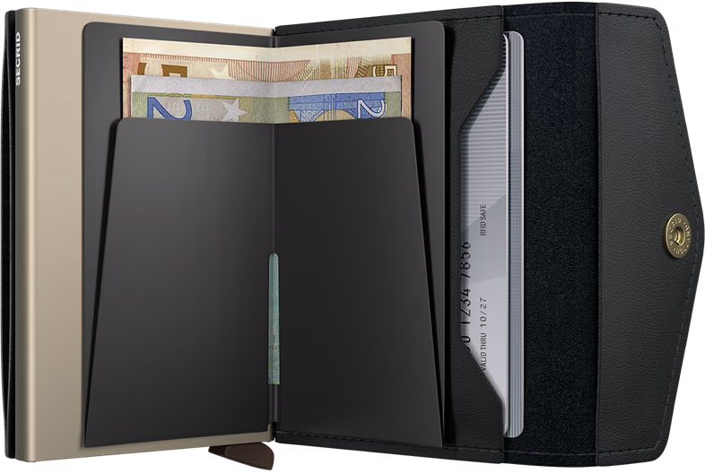 Innenansicht Secrid Envelope Wallet Original mit Platz für Scheine und Karten