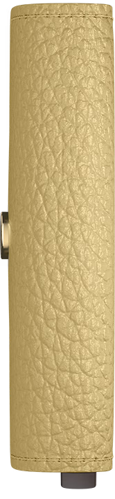Seitenansicht Secrid Envelope Wallet Pebble 10 cm in Butter Yellow